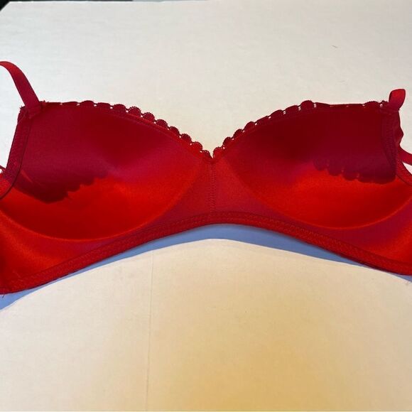 Lucky Brand Bra Red 36D Padded, adjustable straps - Picture 2 of 8